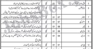 Balochistan Residential College Turbat Jobs 2022