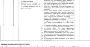 Punjab Safe Cities Authority PSCA Jobs 2022 – www.psca.gop.pk