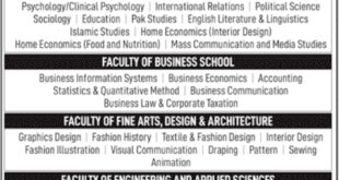 Gift University Gujranwala Jobs 2022 Fill Online Form