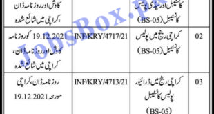 Special Police Force SPF Jobs 2022 Download Roll Number Slips Online