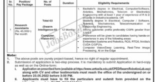 UET Taxila Jobs 2022 Download Form & Eligibility Criteria